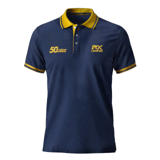 Polo Homme Bleu marine 50ans