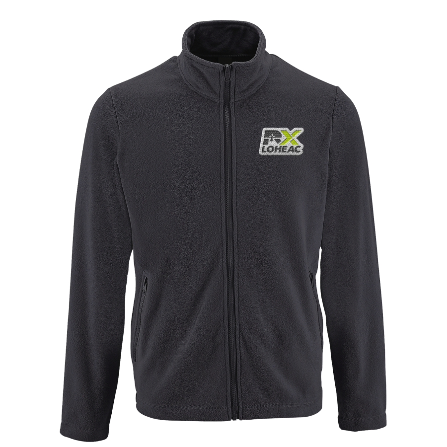 Polaire GRISE Patch Applique Logo RX Loheac