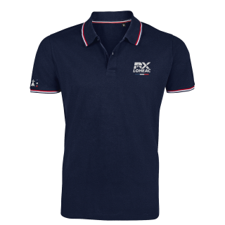 Polo MARINE Logo Griffe RX Loheac