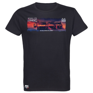 T-shirt NOIR Affiche RX Loheac 2022