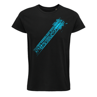 T-shirt NOIR Trace de Pneu